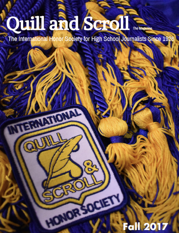Quill and Scroll magazine cover